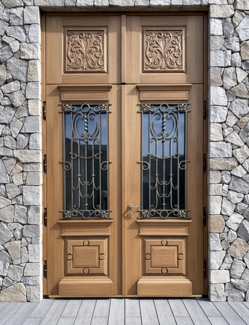 Двупольная дверь с массивом Двупольная дверь с массивом